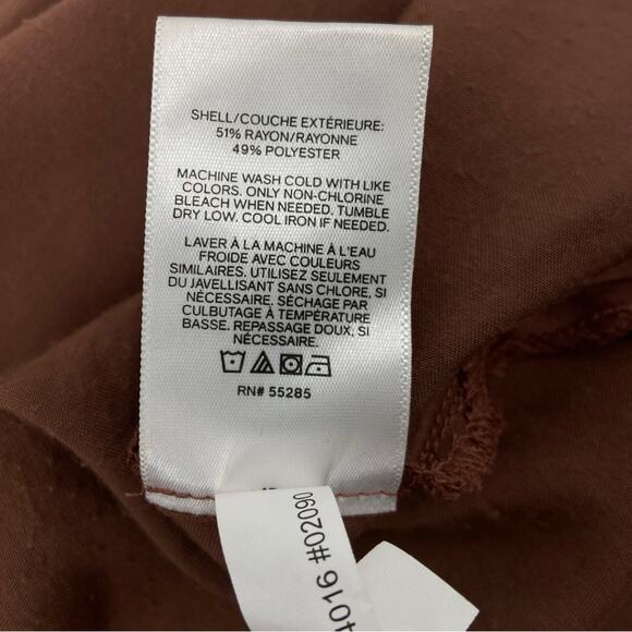 Express Satin Midi Dress in Copper - Picture 8 of 8